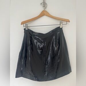 Tom Ford for Gucci Wet Look Vintage Mini Skirt XS